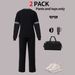 Women's Contrast Trim Long Sleeve Top And Jogger Pants Set, Casual Two-Piece Outfit Comfortable Crewneck Top_ecoleips.com