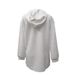 Oversized Hooded Sweatshirt For Women - Geometric Jacquard Pullover With Drawstring Premium Fabric_ecoleips.com