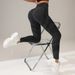 Women's Clothing Yarn Yoga Pants Hip Lift High Waist Running Fitness Sports Pants Tight Cycling Striped Bottoming Trousers_ecoleips.com
