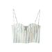 Summer New Striped Corset-Style Top And Mid-Length Skirt Set For Women2964192_ecoleips.com