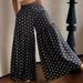 Womens Summer Casual Floral Print Flare Pants Loose Wide Leg Flowy Trousers Lightweight Mid Waist Boho Summer Pants_ecoleips.com