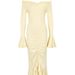 AD569 Fashionable Sexy 2025 Autumn New Arrival Elegant And Sophisticated Bell Sleeve Waist-Cinching Design Pleated Dress_ecoleips.com