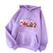 2024 Autumn New Hooded Sweatshirt For Women, Unisex Cartoon Print Fleece-Lined Long Sleeve Top Jacket_ecoleips.com