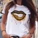 New Summer Clothing In Harajuku Style, New Colorful Leopard Paw Print Short-sleeve Women's Top T-shirt_ecoleips.com