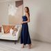 New European And American Style Spaghetti Strap Dress, Cross-border 2025 Summer Fashion Sexy Backless Sleeveless_ecoleips.com