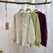 Japanese-style Collared Linen Shirt, New Spring Vintage Artistic Loose Casual Simple Versatile Long-sleeve Top For_ecoleips.com