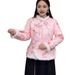girl Vintage Floral Large Jacket For Women, Winter New Ethnic , Buttoned, Fleece-Lined, Thickened Cotton Coat, National_ecoleips.com