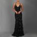 K New Women's Dress With Camisole V-neck Backless Sequined Lace Up Dress_ecoleips.com