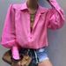 Women's Loose Long Sleeved Suit Collar Shirt Style Ladies Tops One Piece New Relaxed Everyday Wear Comfortable Feshion_ecoleips.com