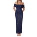 Women's Clothing Fashion Temperament Dress Mesh Silver One Shoulder Short Sleeved Dress_ecoleips.com