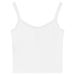Pure Desire Style White Camisole For Women 2024 Summer Lace Trim Slim Fit Sexy Inner Short Top_ecoleips.com