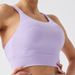 Eco-Friendly Mid-Length Fitness Vest For Women High Neck Sports Top With Cross Strap Backless Design European American Style_ecoleips.com