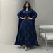 ng2510292 Ng2510292 Ng2510292 A003 Cross-border Middle Eastern Muslim Modest Women's Clothing, Exquisite Rhinestone Fabric Abaya Pullover Robe,_ecoleips.com