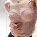Pure Desire Lace Patchwork Mesh Inner Camisole Women's Winter Slim Fit Pink Short Sweet Spicy Top_ecoleips.com