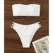 Women's Sexy High Waist Thong Bikini Set - Strapless Hollow-Out Brazilian Swimsuit For Beach & Pool_ecoleips.com