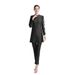 Women’s Clothing Conservative swimwear, printed swimsuit, beachwear, three piece suit_ecoleips.com