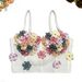 Women's Clothing Handmade Three Dimensional Small Flowers High End Cute And Sweet Style_ecoleips.com