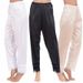 3 Colors Women‘s Soft Slip Liner Pajamas Sleepwear Night Bottoms Lounge Pants Plus Size M-2XL_ecoleips.com