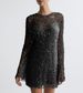 2025 Independent Station Cross-Border Women's Clothing Big And Small Bubble Beads See-Through Mesh Two-Piece Set_ecoleips.com