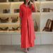 2024 Women's Urban Elegant Cotton Linen Slim Waist Long Shirt Wide Leg Pants Suit Independent Station Summer Autumn Fashion Set_ecoleips.com