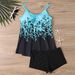 Women's Clothing Sexy Printed Sling Split Boxer Briefs Large Size Bikini_ecoleips.com