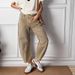 New 2026 Women's Casual Loose Wide Leg Pants mid Waist Washed Denim Long Trousers European American Fashion Cotton_ecoleips.com