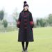 girl 2025 Autumn Winter New Chinese Ethnic Style Warm Stand Collar Retro Embroidery Flared Sleeve Extended Cotton Coat For_ecoleips.com