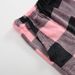 Pajama Pants For Women Elastic Waist Fuzzy Fleece Plaid Bottoms Soft Lounge Sleepwear With Pockets Plush Pajamas Pants_ecoleips.com