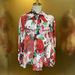 White Background Red Rose Silk Loose Fashion Ribbon Shirt + Cotton Long Skirt Set Women's Clothing 2025_ecoleips.com