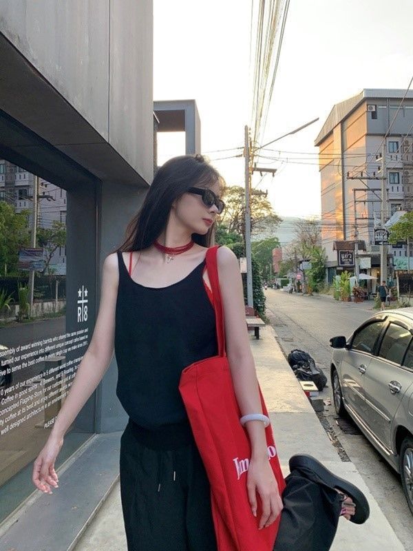 Grey Sleeveless Camisole Top for Women Backless Design Stylish Layering Inner Wear New 2026 Style_ecoleips.com