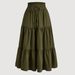 Women's Clothing A Line Elegant Swing Layered Cake Skirt_ecoleips.com