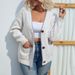 Aria Basics Aria Basics Drizzle-colored Contrast Button Cross-border Knit Sweater 2023 Autumn Winter New Style Pocket European And American_ecoleips.com