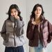 girl 25 Winter New Knitted Patchwork Down Jacket Women, Short Style, 90% White Duck Down, Stand Collar, Slimming Thick Coat_ecoleips.com