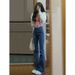 High-waisted Wide-leg Plus-size Jeans For Women 2022 New Spring And Autumn Versatile Slim-fit Long Pants With Slight_ecoleips.com