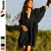 Women's Clothing Spring And Summer Large Size Loose Lantern Sleeve_ecoleips.com