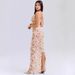 Cross-border Foreign Trade European And American Women's Clothing Fashion Slim-fit Waist-cinching Printed Sexy_ecoleips.com