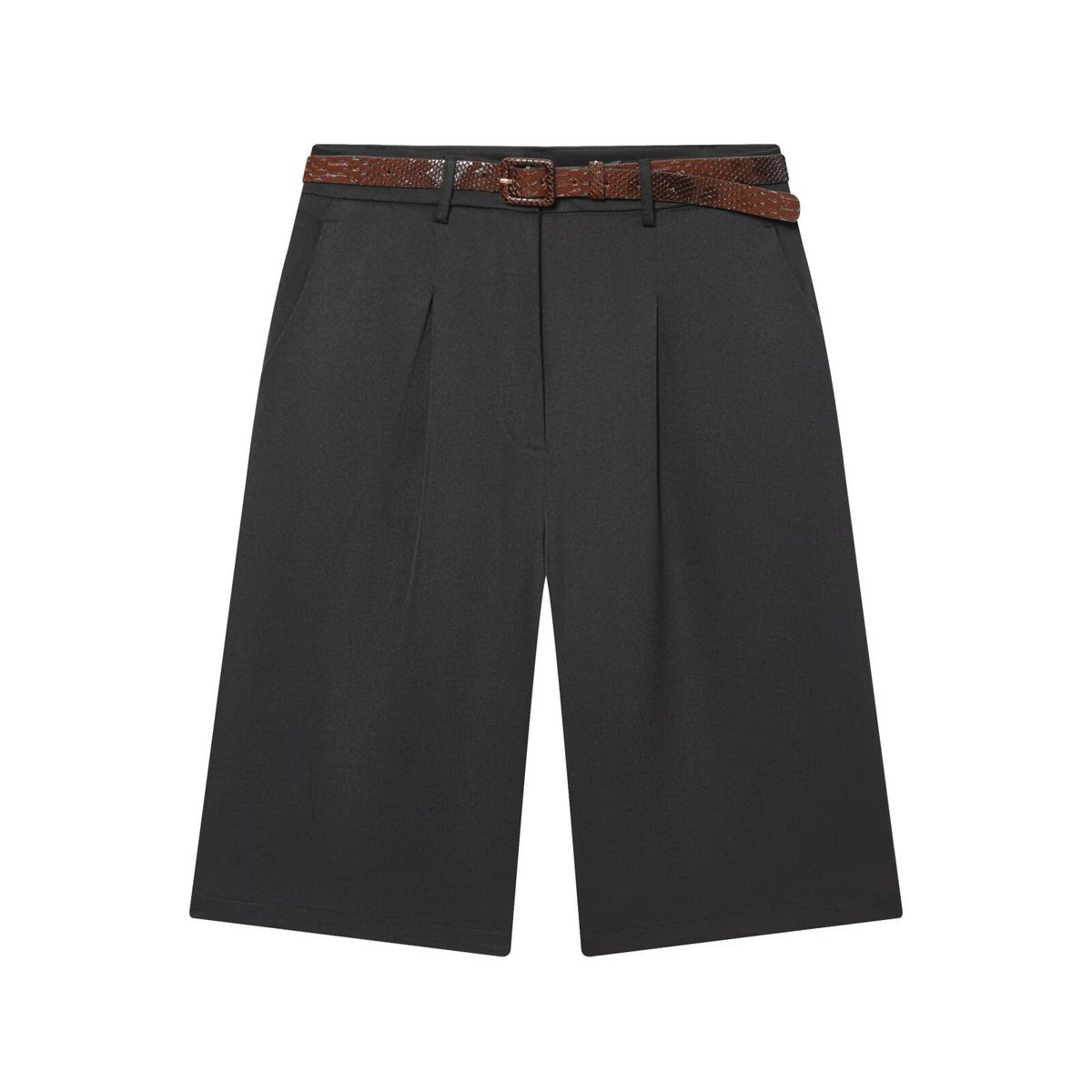 Women's Clothing American Style Long Casual Pants Belted Bottoms Stylish Trendy Polyester Summer Fashion_ecoleips.com