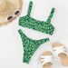Women's Clothing Sexy Fashion Multi Color High Waist Printed Split Bikini Swimsuit Women's Swimsuit Bikini_ecoleips.com