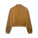 Women's Clothing Women's Stand Up Collar Long Sleeved Short Jacket Clothing Long Sleeve For Formal & Casual_ecoleips.com