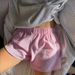 Women's Clothing Fashion Pinstripe Stitching Shorts Women Y2k Retro Mid Elastic Waist Shorts With Pockets Women Casual Pajama Pants_ecoleips.com