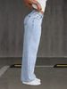Women's Clothing Wide Leg Jeans Fashionable Simple Slim Fitting Versatile Design Techniques_ecoleips.com