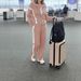 Color Block Women's Two Piece Set Long Sleeved Jacket And Striped Straight Leg Pants Casual Clothing_ecoleips.com