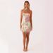 Fashion Floral Printed Scarf Mini Dress For Women Summer Sweet And Stylish New Arrival Women's Clothing_ecoleips.com