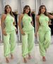 Women's Clothing Workwear Pocket Design Suit Casual Pants Sleeveless High Waist Pants Simple Restrained Leg Pants_ecoleips.com