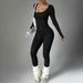 Seamless One-Piece Yoga Jumpsuit – Long Sleeve Full-Body Workout Suit (XS-XXXL, 11 Colors) – Moisture-Wicking & Sculpting For Gym & Pilates_ecoleips.com