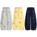 Aria Basics Creative 2025 New Urban Casual Women's Wear: Straight-Leg Pants With Printed Decoration, Wholesale Direct Supply_ecoleips.com