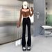 High-waisted Micro-flare Women, 2022 Autumn And Winter New Style, Peach Butt Slimming Skinny Jeans For Petite Figures,_ecoleips.com