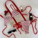 Women's Clothing Sexy Striped Low Waisted Swimsuit Bottoms Tie Front Bikini Set Specialty Fabrics_ecoleips.com