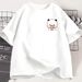 Panda Bear Bubu Dudu Fashion Funny Couple T-shirt Women Fashion Casual Sleeve Clothing Harajuku Short Sleeve Casual_ecoleips.com