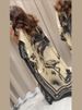 Loose Print Long Dresses Women O-neck Full Sleeve Pleated Holiday Dress Female 2026 Spring Summer Lady Fashion Robes High Street_ecoleips.com